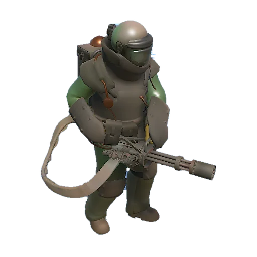 Heavy Scientist With Minigun