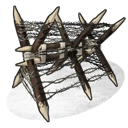 Barbed Wooden Barricade