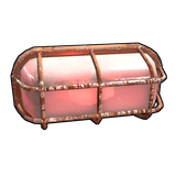 Red Industrial Wall Light